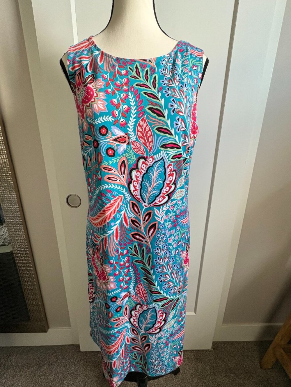 Talbots Paisley Dress M